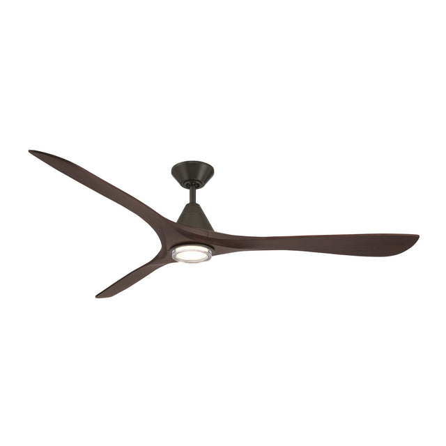 Carve Outdoor (Damp) Ceiling Fan with Light by Modern Forms Fans