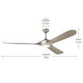 Mylo Outdoor (Wet) Ceiling Fan with Light by Kichler