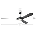 Mylo Outdoor (Wet) Ceiling Fan with Light by Kichler