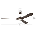 Mylo Outdoor (Wet) Ceiling Fan with Light by Kichler