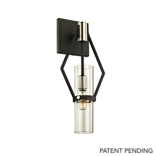 Buy textured-black-polish-nickel Raef Sconce by Troy Lighting