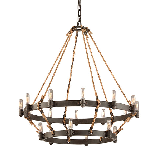 Pike Place Chandelier by Troy Lighting