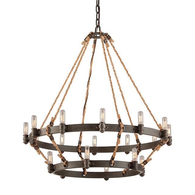 Pike Place Chandelier by Troy Lighting
