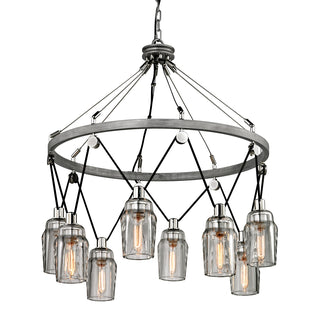 Buy graphite-and-polished-nickel Citizen Chandelier by Troy Lighting