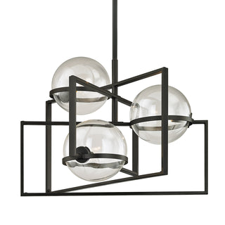 Buy texture-black Elliot Chandelier by Troy Lighting