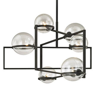 Buy textured-black Elliot Chandelier by Troy Lighting
