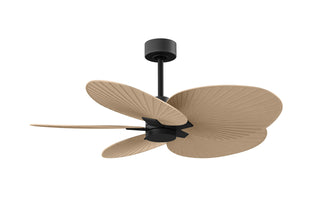 Buy matte-black-finish-with-light-maple-tone-blades Alessandra TROPICAL Ceiling Fan by Matthews Fan Company