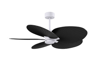 Buy matte-white-finish-with-matte-black-blades Alessandra TROPICAL Ceiling Fan by Matthews Fan Company