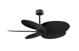 Buy textured-bronze-finish-with-matte-black-blades 5-Blades Alessandra TROPICAL Matthews Fan Company by Matthews Fan Company