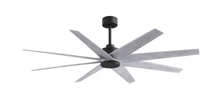 Buy matte-black-finish-with-barn-wood-tone-blades 8-Blades Ariella Matthews Fan Company by Matthews Fan Company