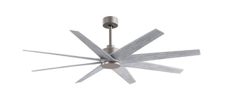 Buy brushed-nickel-finish-with-barn-wood-tone-blades Ariella Ceiling Fan by Matthews Fan Company