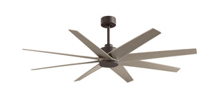 Buy textured-bronze-finish-with-gray-ash-tone-blades Ariella Ceiling Fan by Matthews Fan Company