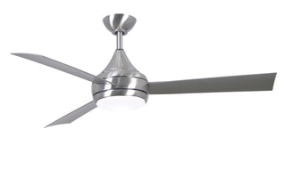 Buy brushed-stainless-finish-with-silver-blades Donaire Ceiling Fan by Matthews Fan Company