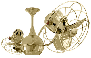 Buy polished-brass-finish-with-polished-brass-blades 6-Blades Vent-Bettina Matthews Fan Company by Matthews Fan Company