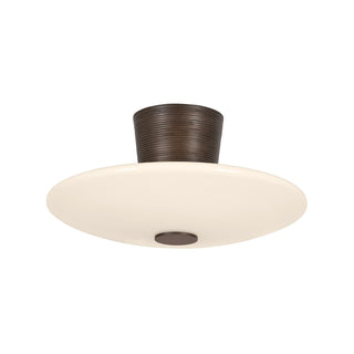 Albus Outdoor (Damp) Semi Flush Mount Ceiling Light by Troy Lighting