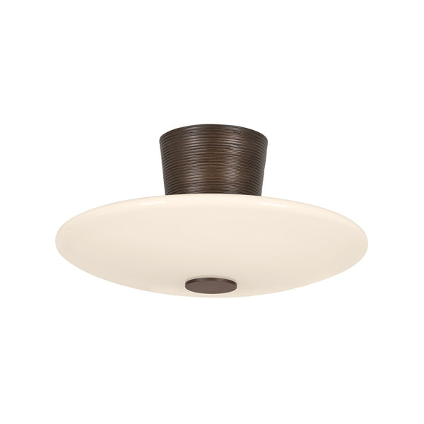 Albus Outdoor (Damp) Semi Flush Mount Ceiling Light by Troy Lighting