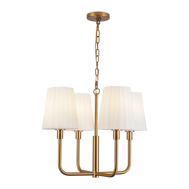 Plisse Chandelier by Alora