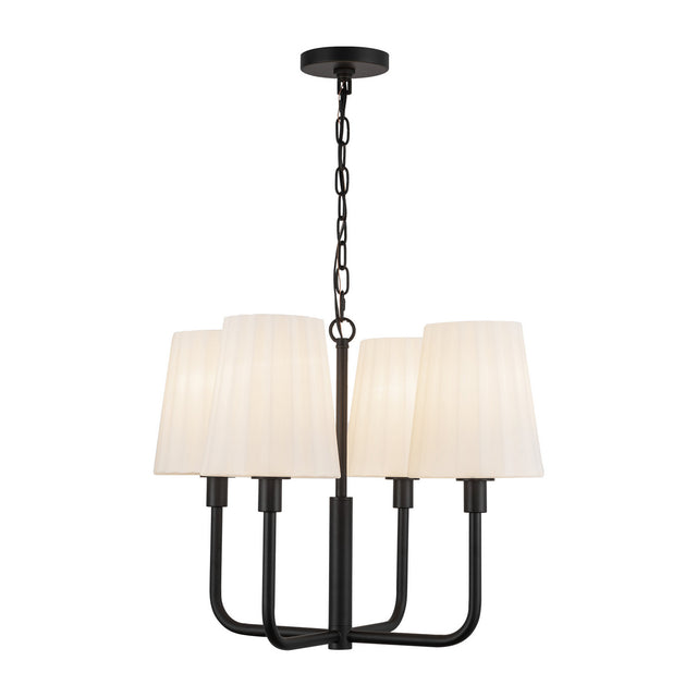 Plisse Chandelier by Alora