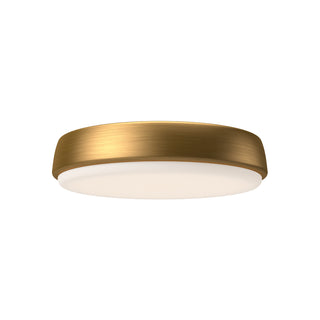 Buy aged-gold-with-frosted-acrylic-glass-and-white-shade Laval Flush Mount Ceiling Light by Alora
