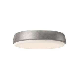 Buy brushed-nickel-with-frosted-acrylic-glass-and-white-shade Laval Flush Mount Ceiling Light by Alora