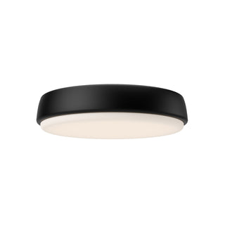 Buy matte-black-with-frosted-acrylic-glass-and-white-shade Laval Flush Mount Ceiling Light by Alora
