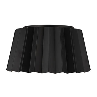 Buy matte-black Plisse Flush Mount Ceiling Light by Alora