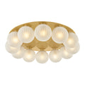 Vernazza Outdoor (Damp) Flush Mount Ceiling Light by Corbett Lighting