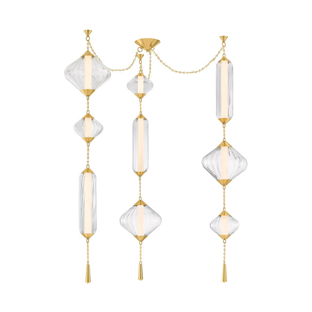 Fiorello Outdoor (Damp) Chandelier by Corbett Lighting