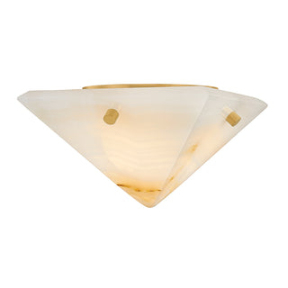 Geo Outdoor (Damp) Flush Mount Ceiling Light by Corbett Lighting