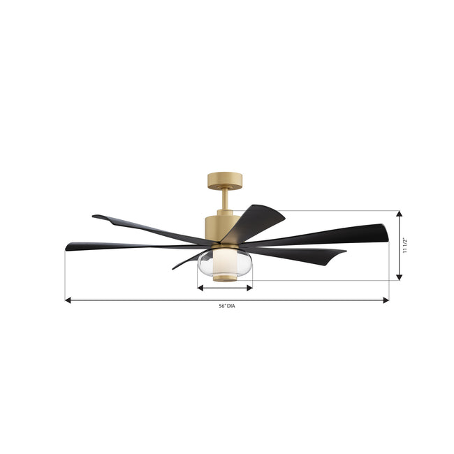 Minka Aire-F761L-LBR/CL|ALT|1
