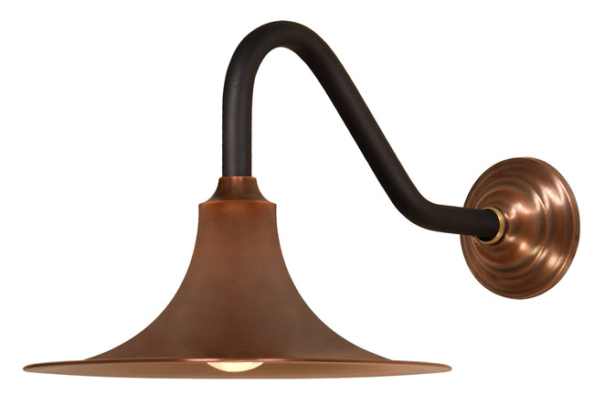 Key West RLM Gooseneck Wall Light by The Coppersmith
