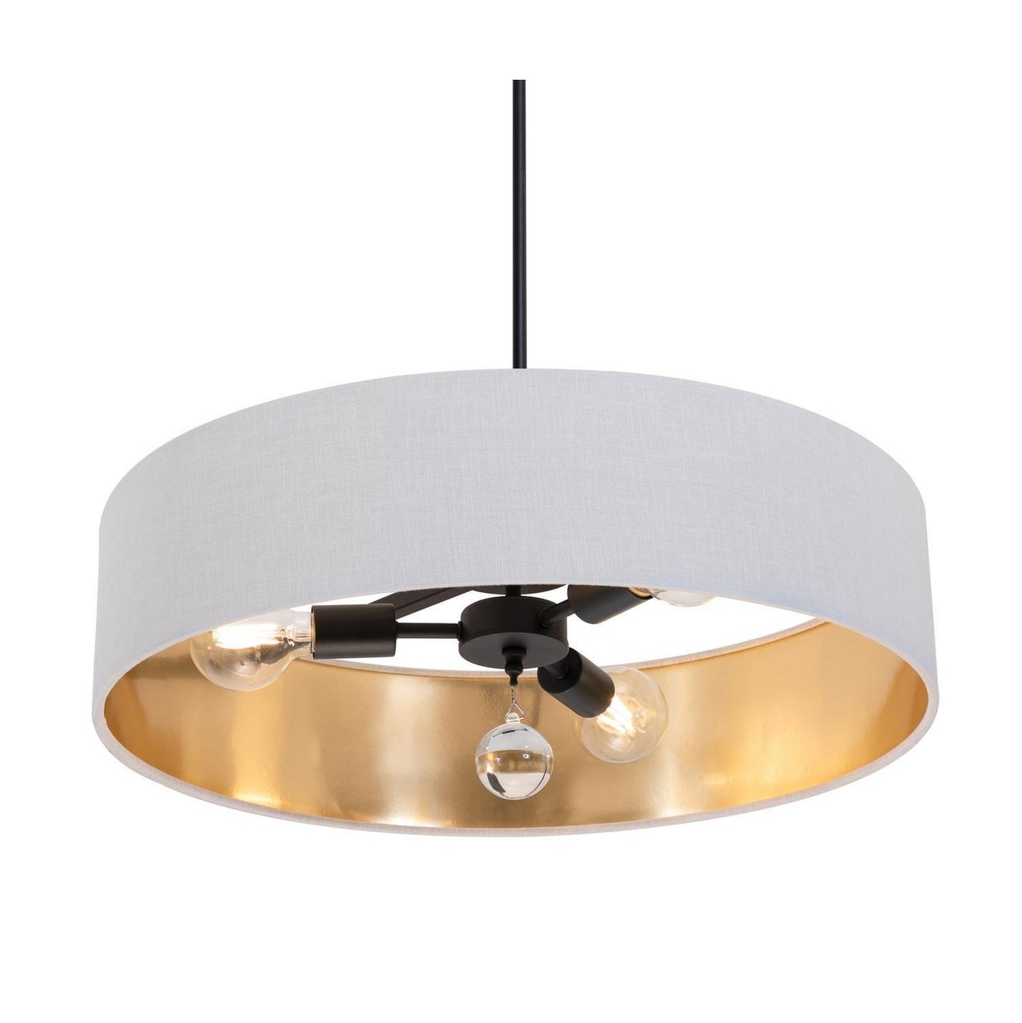 AFX Lighting-CLNP24MBBK-WHGD|MAIN