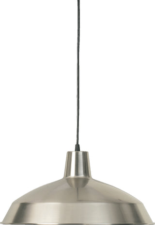 Buy satin-nickel-and-silver-gray-shade Pendants Outdoor (Damp) Pendant by Quorum