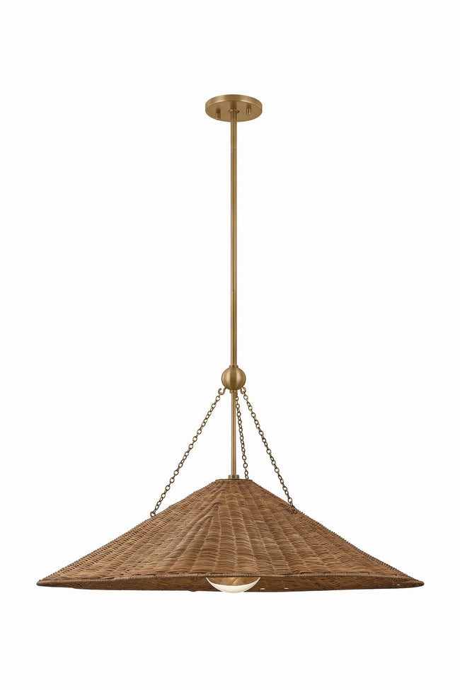 Annmarie Pendant by Mitzi - 1 Light (30.00"W x 17.25"H) [Mitzi-H1161701L-PBR|MAIN]