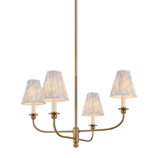 Ryle Chandelier by Mitzi - 4 Light (28.00"W x 16.50"H) [Mitzi-H1175804B-PBR|MAIN]