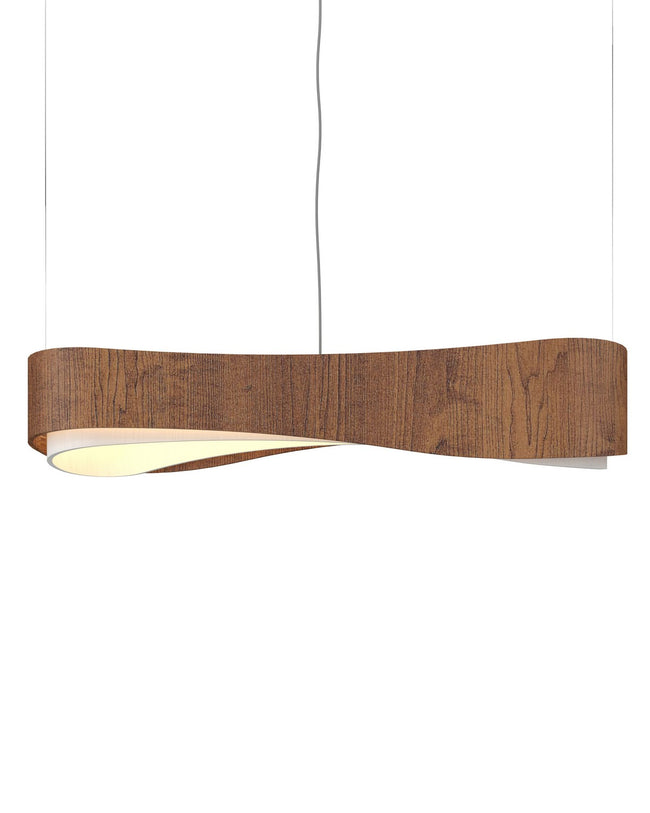 Clean Pendant 1653LED by Accord Lighting - Imbuia and White Shade [Accord Lighting-1653LED.06|MAIN]