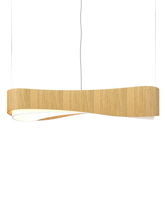 Clean Pendant 1653LED by Accord Lighting - Louro Freijo and Multicolor Shade [Accord Lighting-1653LED.09|MAIN]