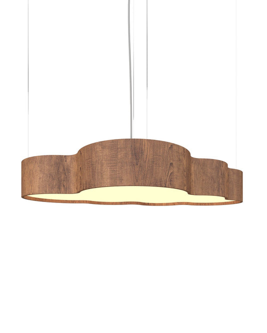 Clean Pendant 1654LED by Accord Lighting - Imbuia and Woven/Natural Shade [Accord Lighting-1654LED.06|MAIN]