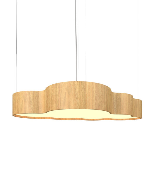 Clean Pendant 1654LED by Accord Lighting - Louro Freijo and Woven/Natural Shade [Accord Lighting-1654LED.09|MAIN]