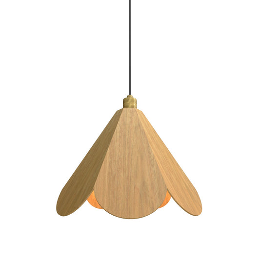 Facet Pendant 1656 by Accord Lighting - Louro Freijo and Woven/Natural Shade [Accord Lighting-1656.09|MAIN]