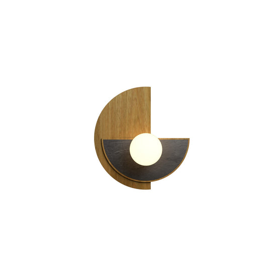 Organic Wall Lamp 4253 by Accord Lighting - Louro Freijo with Frosted Glass Glass [Accord Lighting-4253.09|MAIN]
