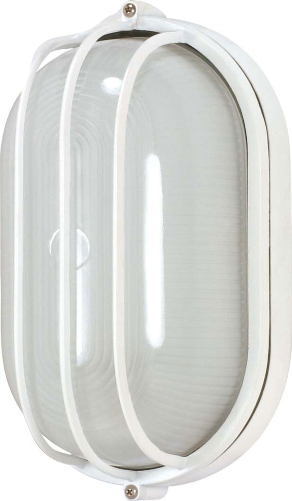 Die Cast Bulk Heads Semi Gloss White Outdoor (Wet) Head by Nuvo Lighting