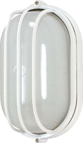Die Cast Bulk Heads Semi Gloss White Outdoor (Wet) Sconce by Nuvo Lighting