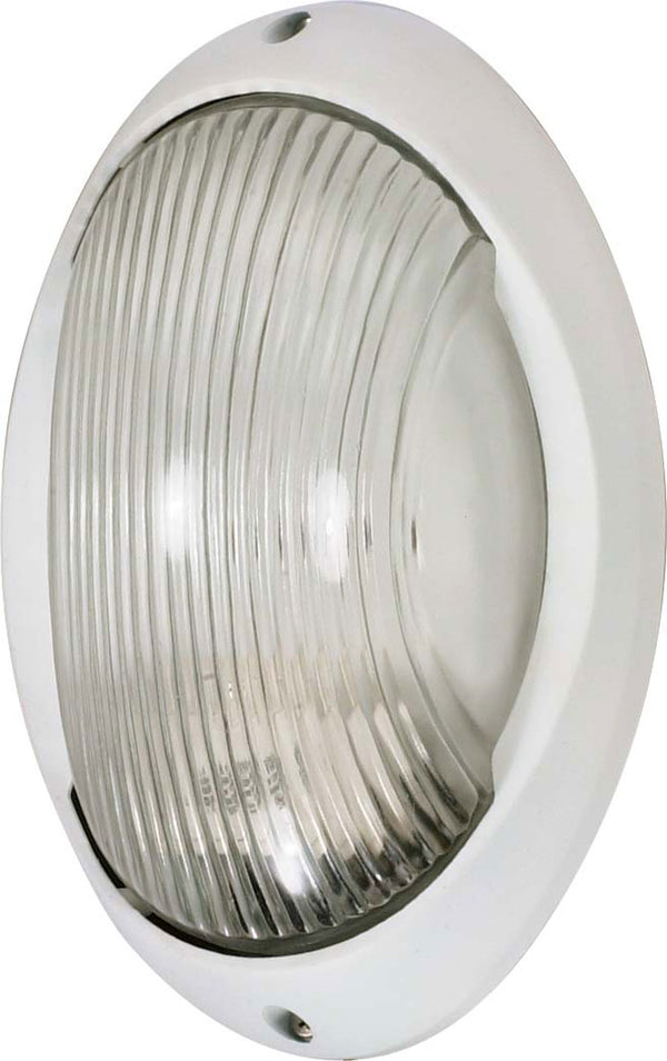 Die Cast Bulk Heads Semi Gloss White Outdoor (Wet) Sconce by Nuvo Lighting