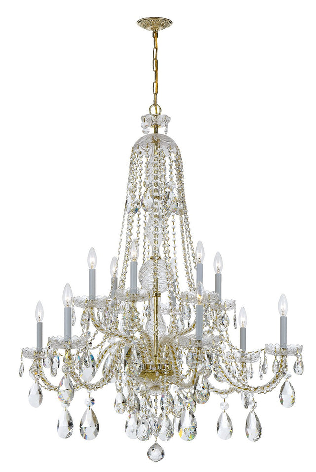 Traditional Crystal Outdoor (Damp) Chandelier by Crystorama