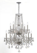 Traditional Crystal Outdoor (Damp) Chandelier by Crystorama