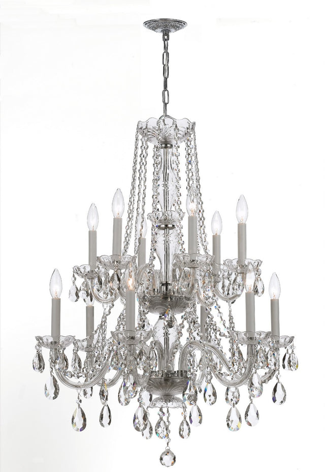Traditional Crystal Outdoor (Damp) Chandelier by Crystorama