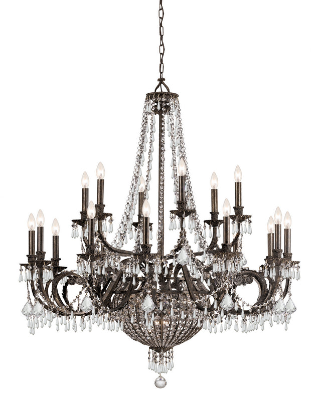 Vanderbilt Outdoor (Damp) Chandelier by Crystorama