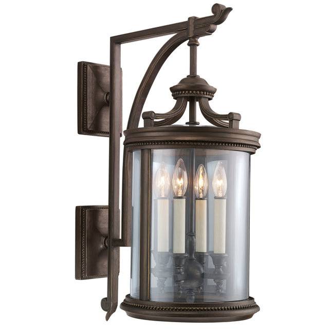 Louvre Wall Lantern by Fine Art Handcrafted Lighting - 4 Light (12.00"W x 29.00"H) [Fine Art Handcrafted Lighting-538481ST|MAIN]