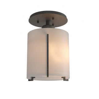 Buy natural-iron Exos Glass Semi Flush Mount Light by Hubbardton Forge